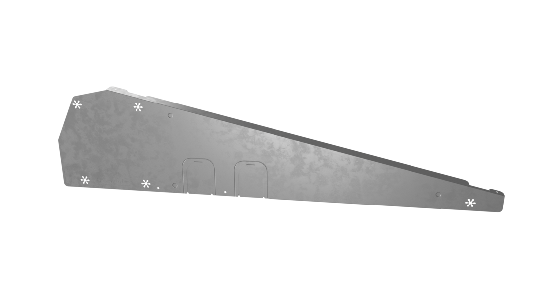 Winddeflector links (basisprofiel 1030-1077mm)