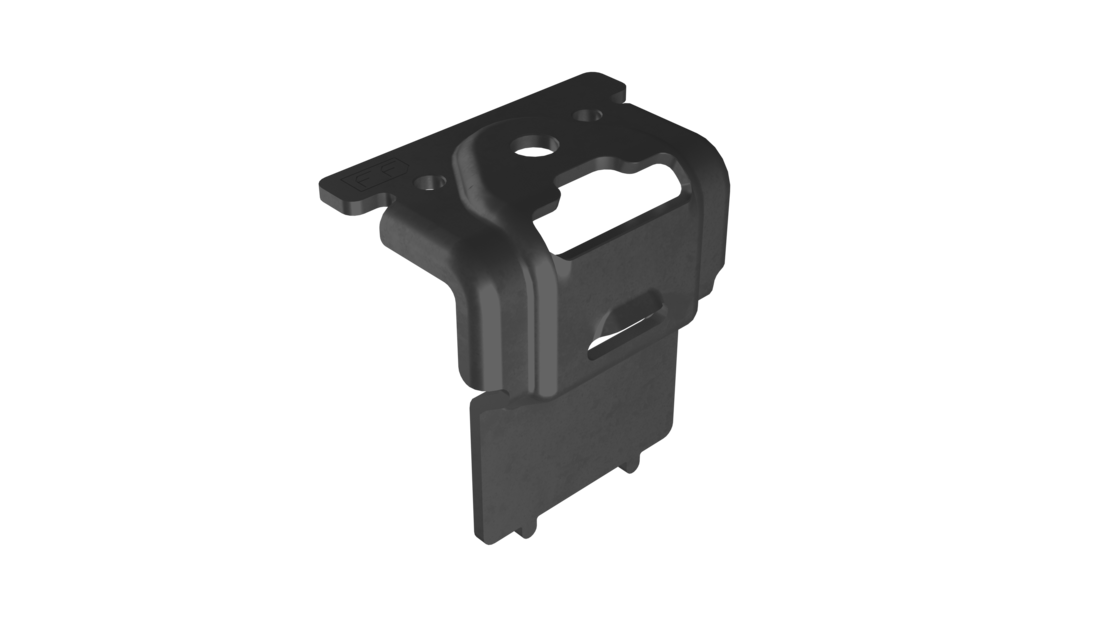 Eindklem Zwart 40mm